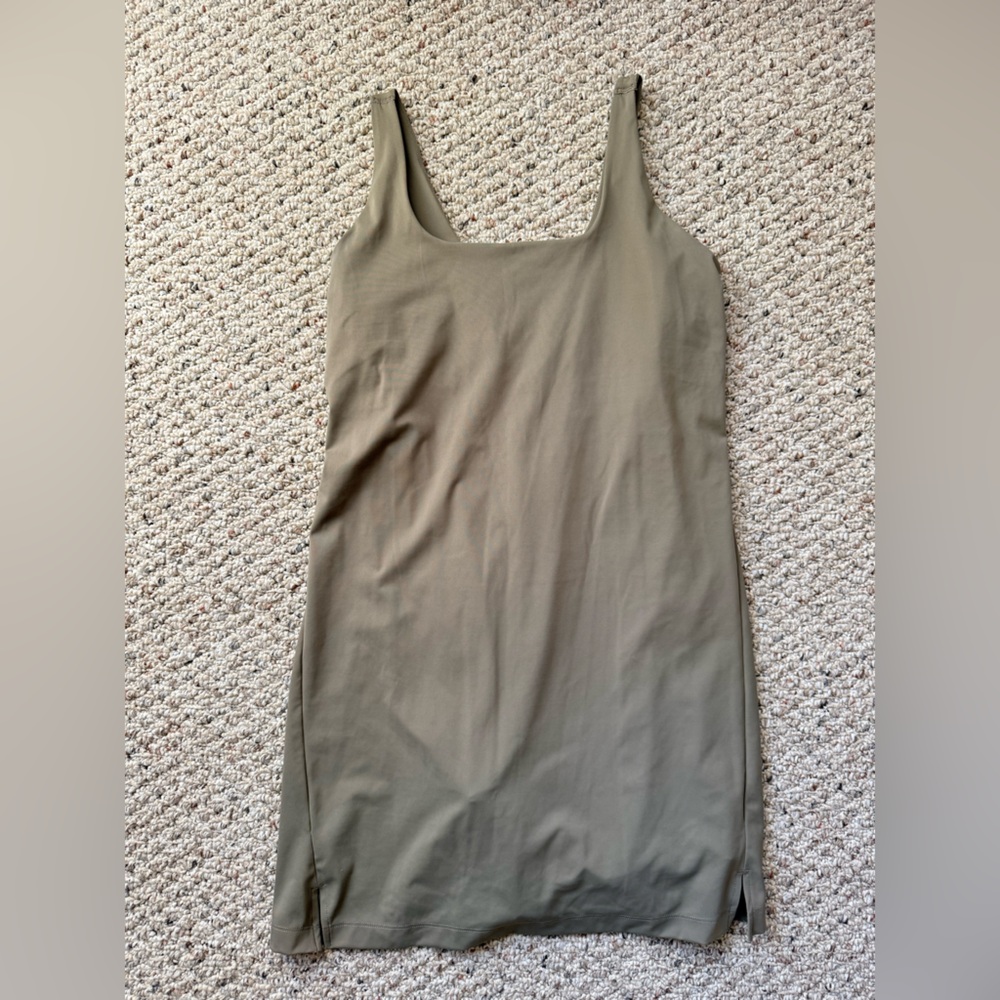 Set of Two Old Navy Active PowerSoft Athleisure Dresses - Navy and Olive - Picture 3 of 8
